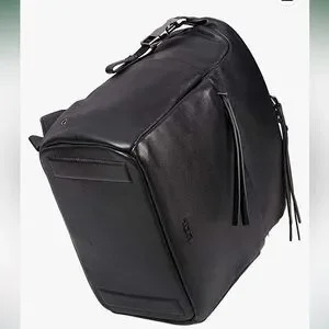 Tumi | Bags | Nwt Tumi Mezzanine Pat Backpack Black Leather 